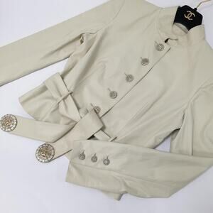 Chanel Paris-Bombay Lambskin Leather Jacket - Size 40